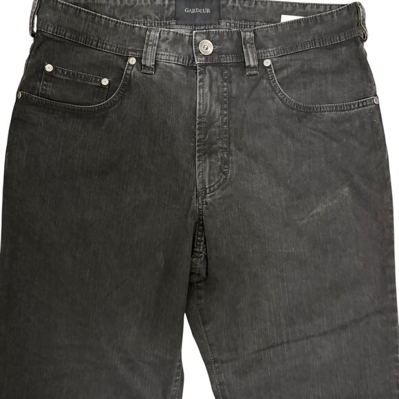 Atelier Gardeur Jeans Pants Mens Size 34x32 Regular Fit Black - Picture 2 of 7